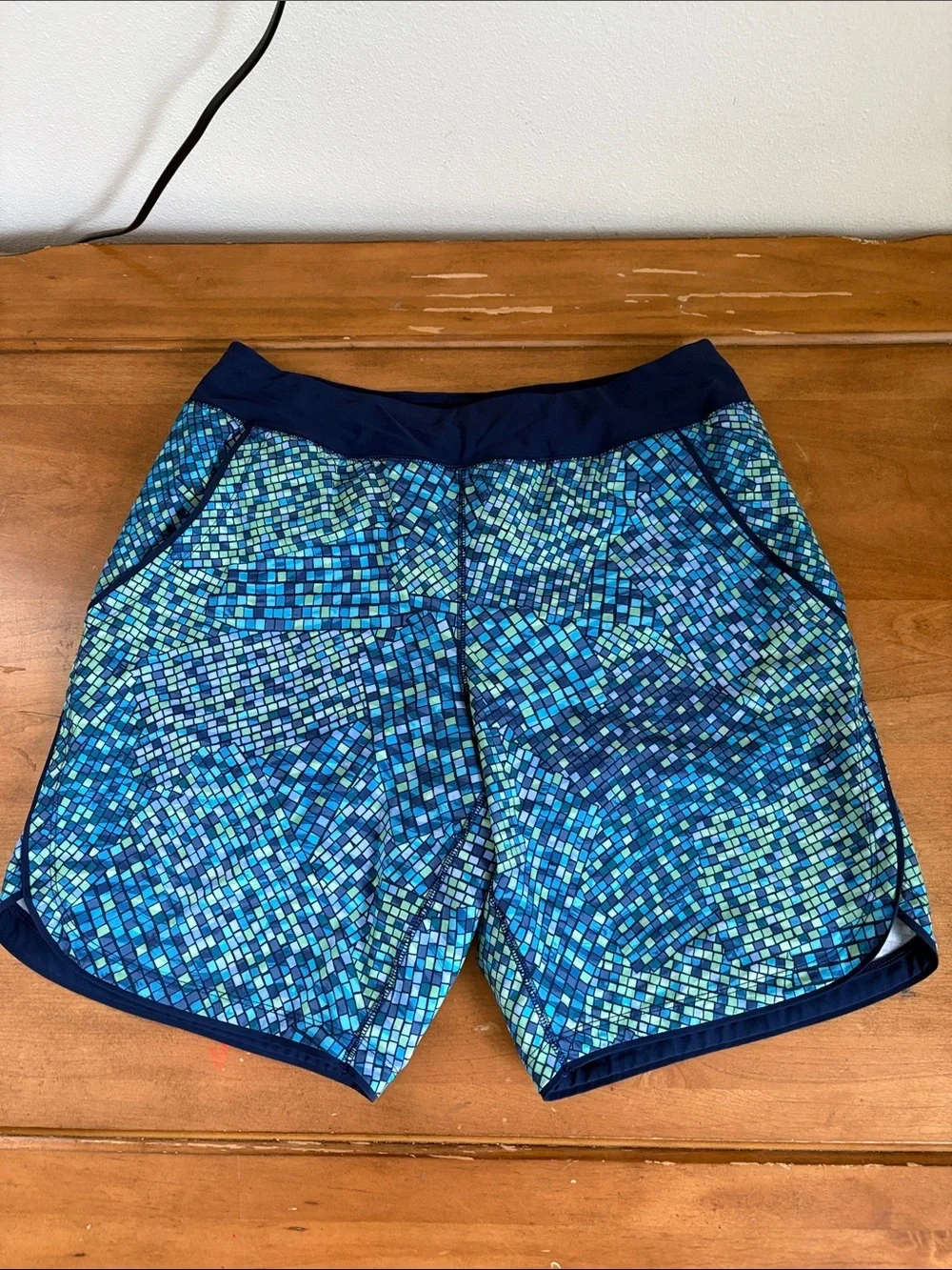 Lands' End Swim Board Shorts Size 12